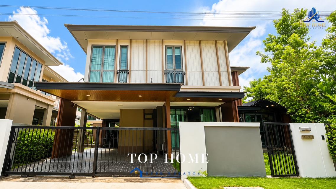 ขายด่วน! บ้านเดี่ยวหลังริม พร้อมบิวท์อินทั้งหลัง หมู่บ้านบุราสิริ พระราม 2 1