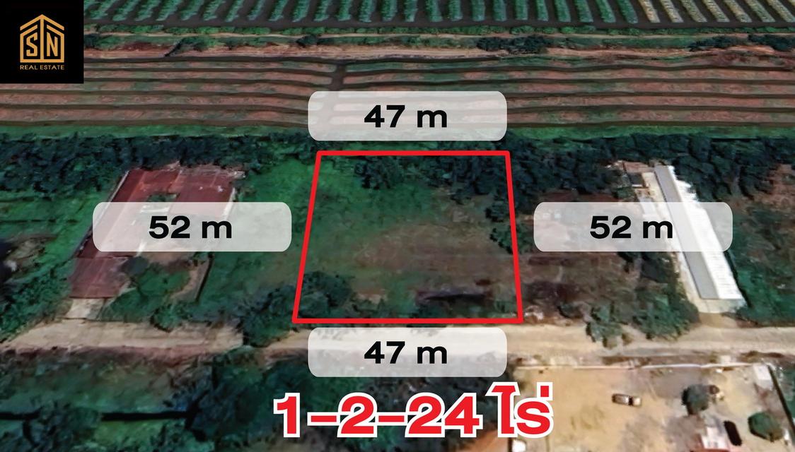 ขายที่ดิน คลอง 10 ซอยพระร่มเกล้า 1-2-24 ไร่ หนองเสือ ปทุมธานี 2