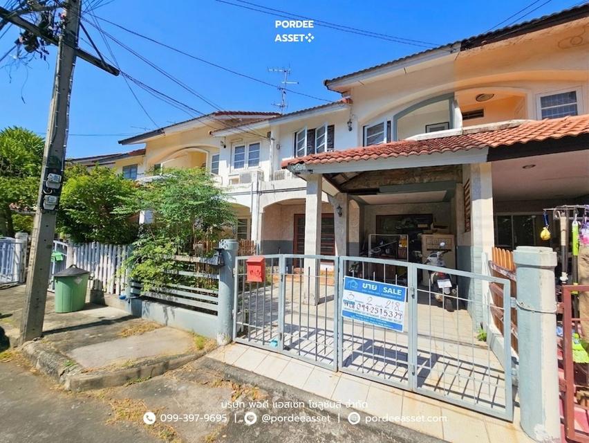ทาวน์โฮม 2 ชั้น การ์เด้นโฮม วิลเลจ พหลโยธิน60 โครงการติดถนนพหลโยธิน (ขนาด 22 ตร.ว.) ต.คูคต ลำลูกกา ปทุมธานี สถานีรถไฟฟ้า แยก คปอ. 2