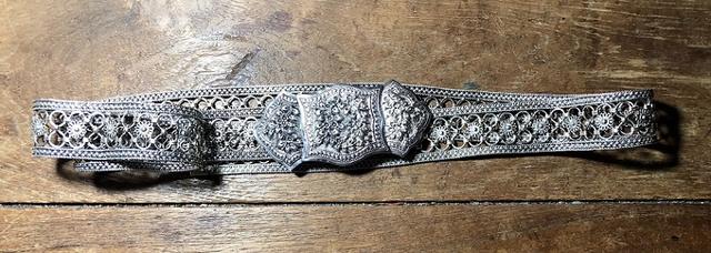 เข็มขัดโบราณ silver 92.5% รูปที่ 2