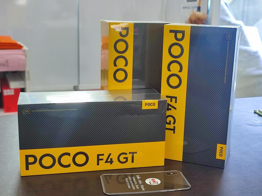 ขาย/แลก POCO F4 GT 5G 12/256GB Cyber Yellow ศูนย์ไทย ประกันศูนย์ 1ปีเต็ม สินค้าใหม่มือ1 เพียง 17,900 บาท  2