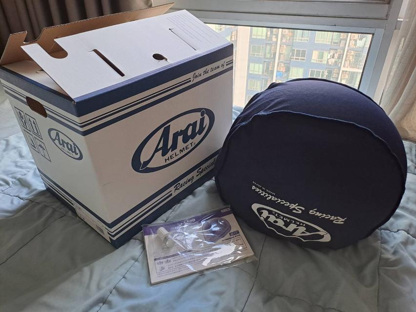 หมวก Arai Rapide Neo Size 59,60 สีขาว 8