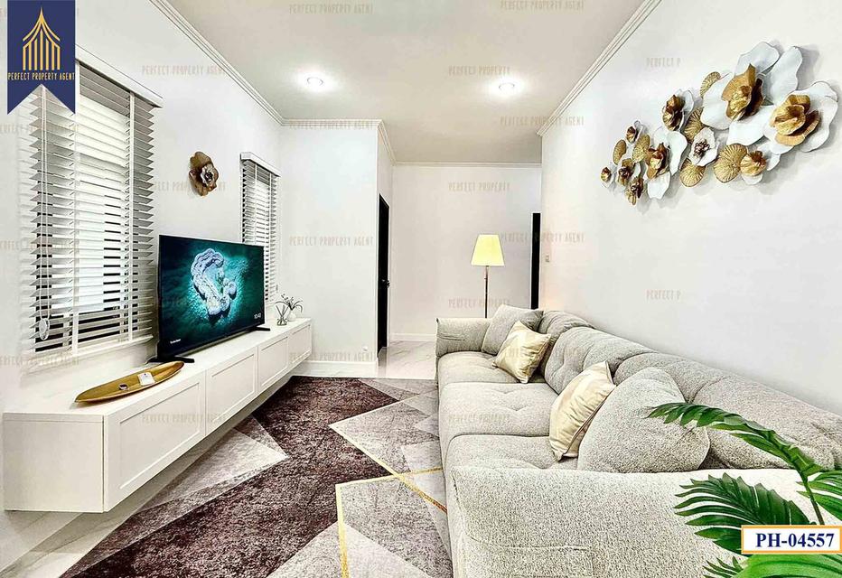 ขายบ้านพร้อมสระว่ายน้ำระบบเกลือ ชัยพฤกษ์ 2 เขามะกอก ใกล้หาดจอมเทียน พัทยา รีโนเวทใหม่พร้อมเข้าอยู่ 5