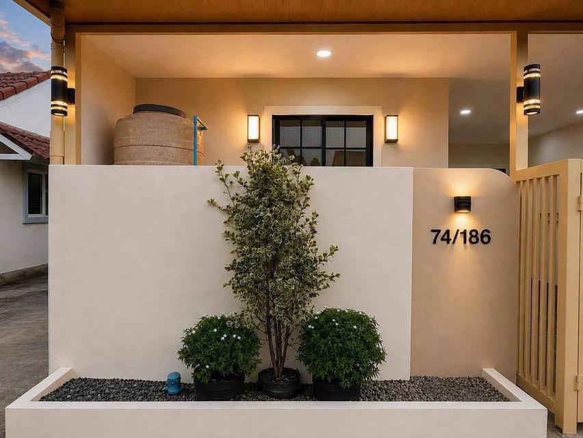 หมู่บ้านตะวันงาม ซอยกันตนาบางใหญ่ทาวน์เฮาส์ชั้นเดียว หลังมุม ตกแต่ง Minimal Style 4