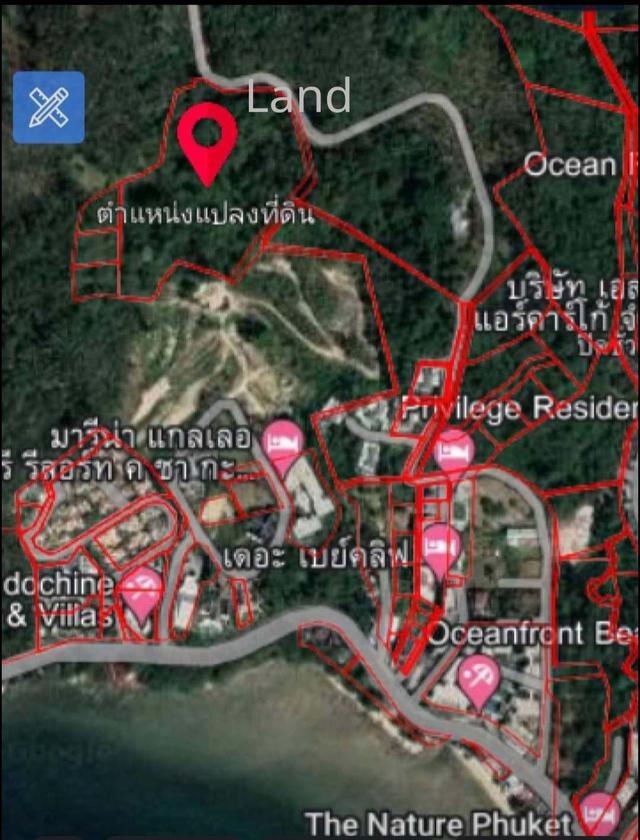 Sea view land for sale in Patong Beach.  Phuket, business and tourism destination 2