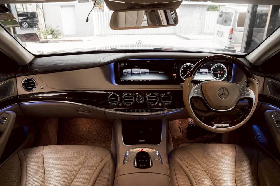 รหัสรถ 67GG7337 2017 BENZ S500e Exclusive Premium สีดำ  9