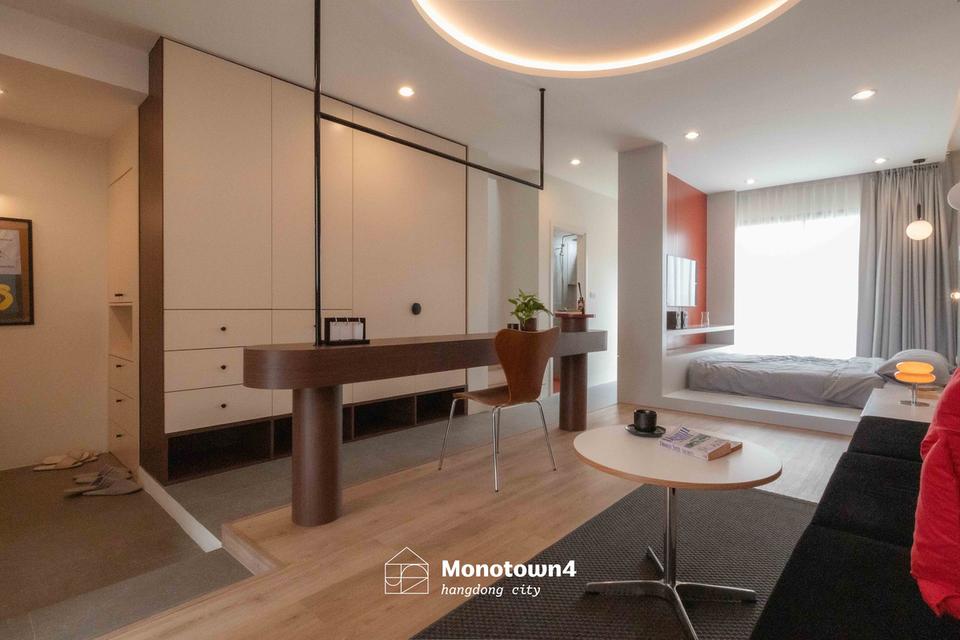 บ้านโซนหางดงเชียงใหม่ โครงการ Monotown 4 ทาวน์โฮม 3 นอน ฟังก์ชันครบ มีคอร์ตยาร์ดและสวนส่วนตัว ใกล้กาดฝรั่ง 5 นาที 6
