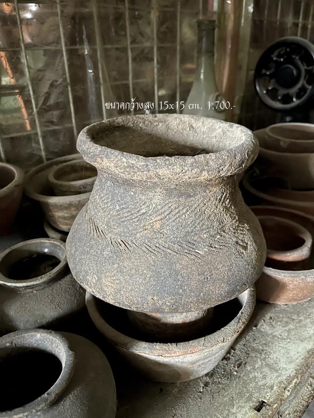 เครื่องปั้นดินเผาโบราณ เครื่องปั้นดินเผาบ้านเชียง ภาชนะดินเผาโบราณ หม้อดินเผาโบราณ