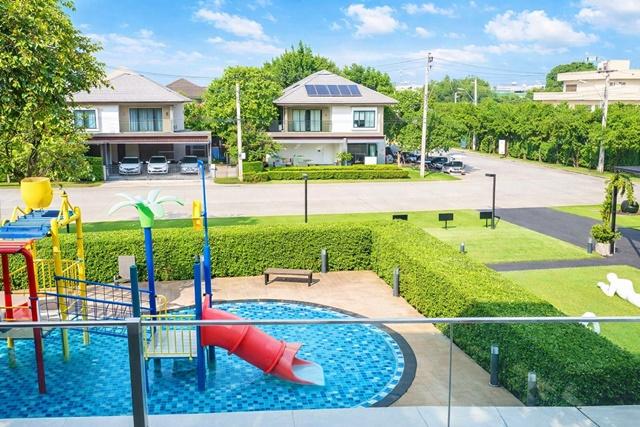 บางนา-สุขาภิบาล2 แจส ประเวศ 900 ม.บ้านเดี่ยว 2 ชั้น 4นอน ถ.อ่อนนุช13-17 3 น้ำ ใกล้รร.นานาชาติ Charter 2.8 กม.47 ตร.วา. 1 2