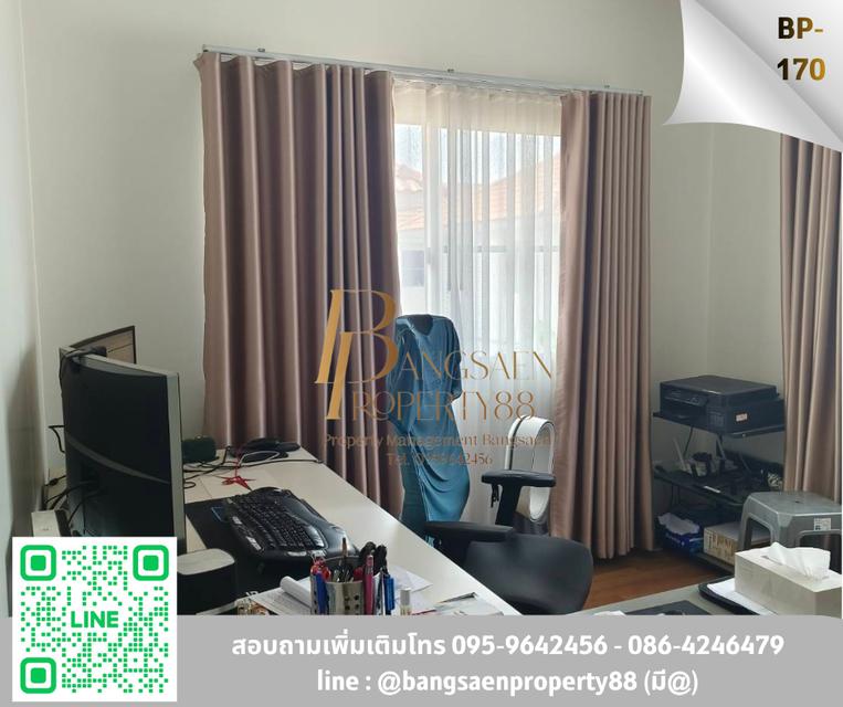 ขายบ้านเดี่ยวหลังมุม 64 ตร.วา   มบ. สายลมชมวิว บางแสน ชลบุรี 11