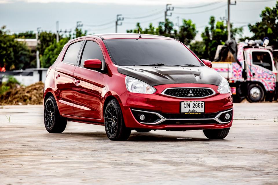 Mitsubishi Mirage 1.2 GLS ปุ่มสตาท์ ปี 2013 ออโต้ สีแดง  3