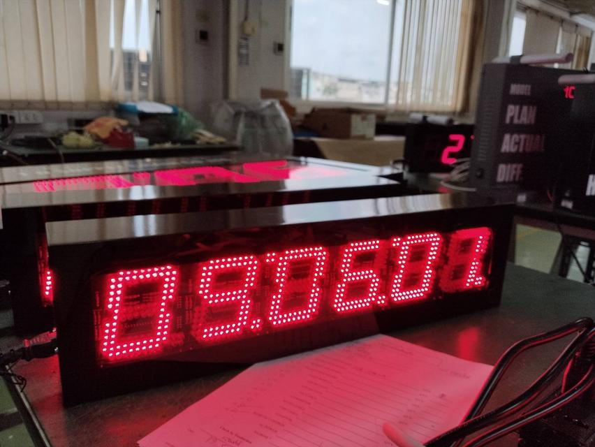 Digital clock นาฬิกาดิจิตอล นาฬิกาโรงงาน นาฬิกาขนาดใหญ่ นาฬิกาแขวนผนัง นาฬิกาจับเวลา รุ่น 306 11