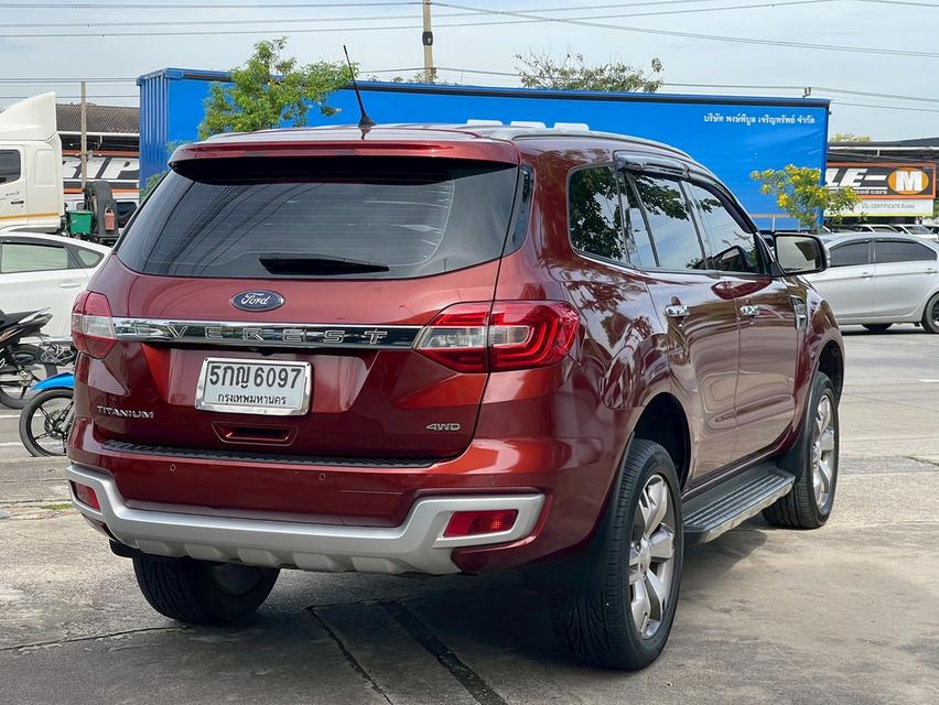 รหัสรถ PJP6097 2016 #FORD #EVEREST 3.2 TITANIUM PLUS (สีแดง) 5