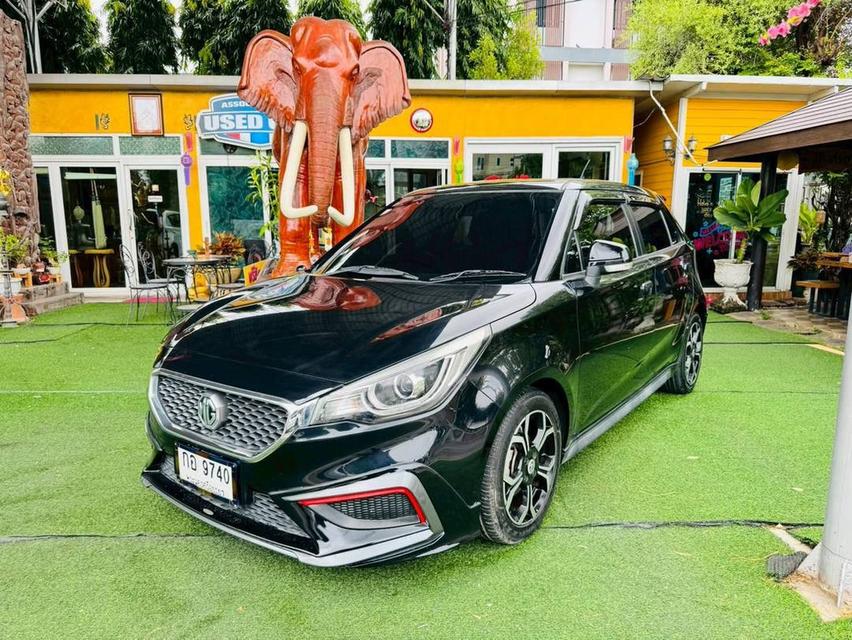 MG 3 ตัว V Sunroof เครื่อง1.5cc.AUTOปี 2021 -หลังคา Sunroof i-Smart เบาะหนังกึ่งผ้า ครูซคอนโทรล กล้องมองหลัง  ช่วงล่าง Euro Tuning -fulloption 12