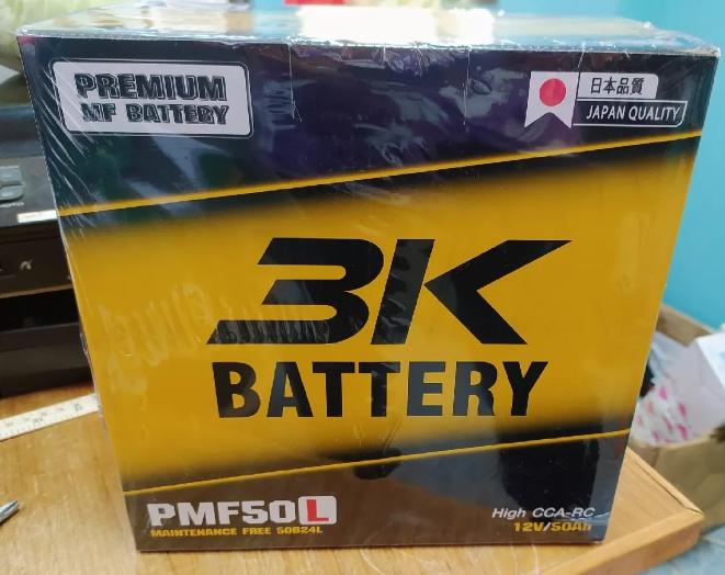 แบตเตอรี่รถยนต์ รุ่น PMF50L/R ค่าย 3K Battery 4