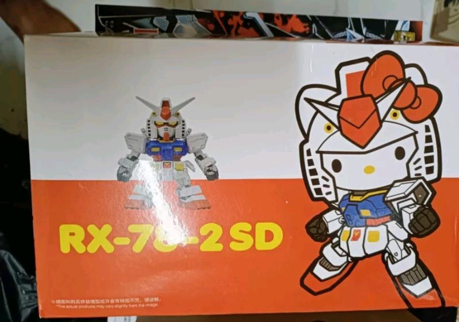 Cat RX-78-2 SD Yuanzu Gundam Assembly Model  3