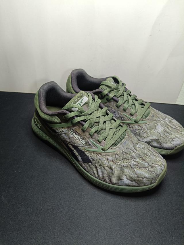 รองเท้าผ้าใบ Rêêbôk Nânô X3 Green Camo (Sîzê 39 / 25 cm) สภาพดี