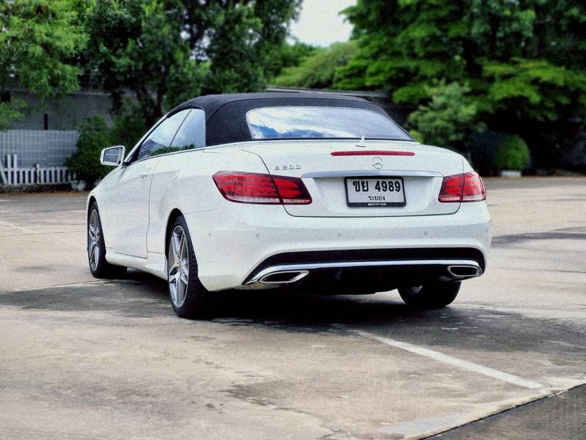 Benz E200 Cabriolet (AMG) ปี 2015 ไมล์ 48,000 km.