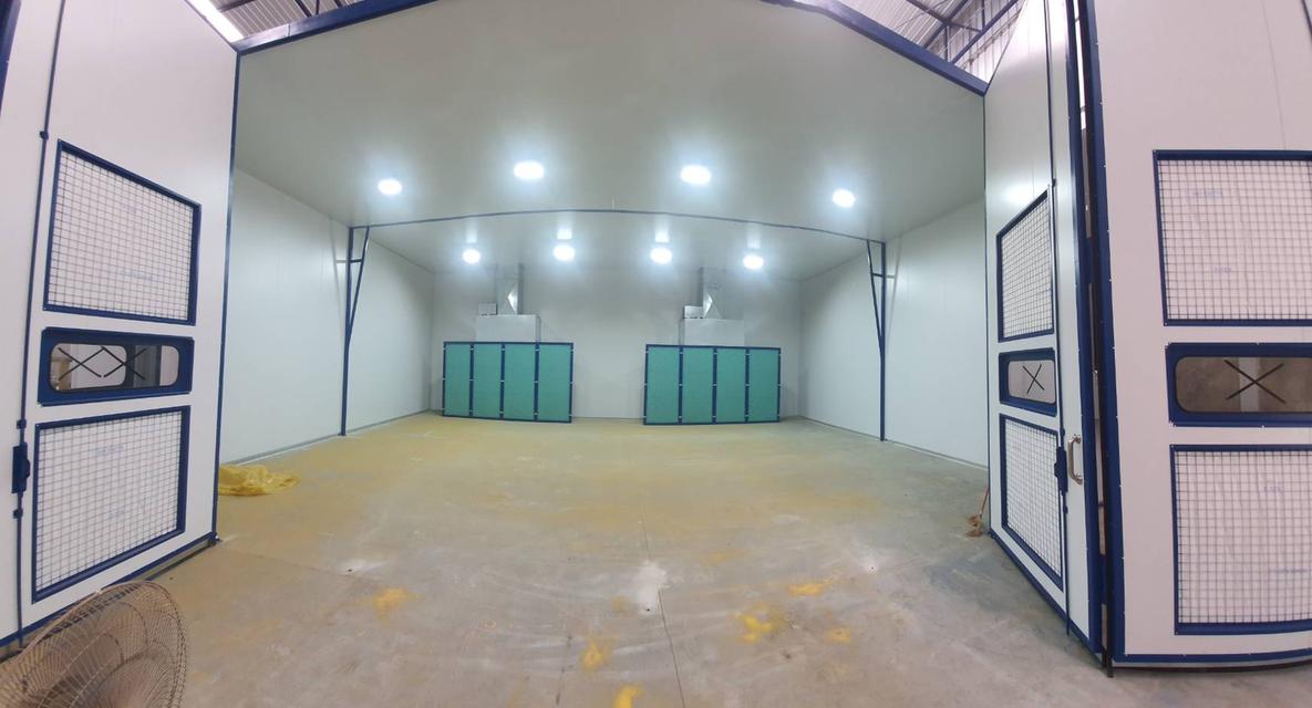 รับออกแบบ ติดตั้ง ขายห้องพ่นสีม่านน้ำ ห้องพ่นสีรถบรรทุก ห้องพ่นสีเฟอร์นิเจอร์ ห้องอบสีรถยนต์ งานเซ็นแบบห้องพ่นสี 4