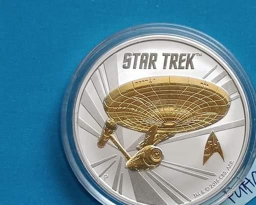 Tuvalu Dollar 50th Anniversary Star Trek 2016 2