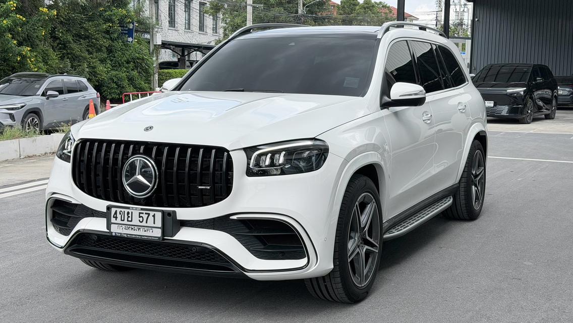 BENZ GLS350d Amg premium 4Matic 2023 สีขาว รถสวย ไม่มีอุบัติเหตุ เครื่องดีเซลล้วน ทน ประหยัด