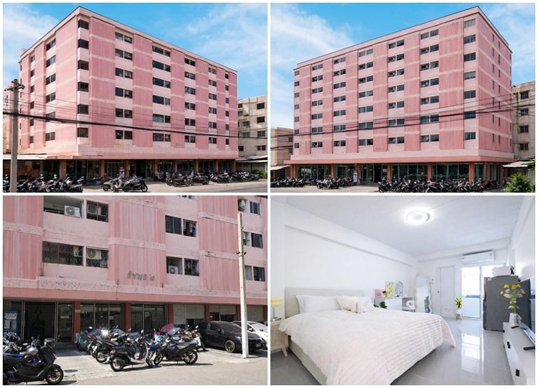 ขายราคาพิเศษ ธัชพล 2 คอนโดมิเนียม 20.5 ตร.ม. ชั้น 7 ห้องมุม วิวสวย ทำเลดีเยี่ยม ใจกลางเมือง เฟอร์นิเจอร์ครบ แอร์ ทีวี ตู้เย็น รีโนเวทใหม่ทั้งหลัง 2