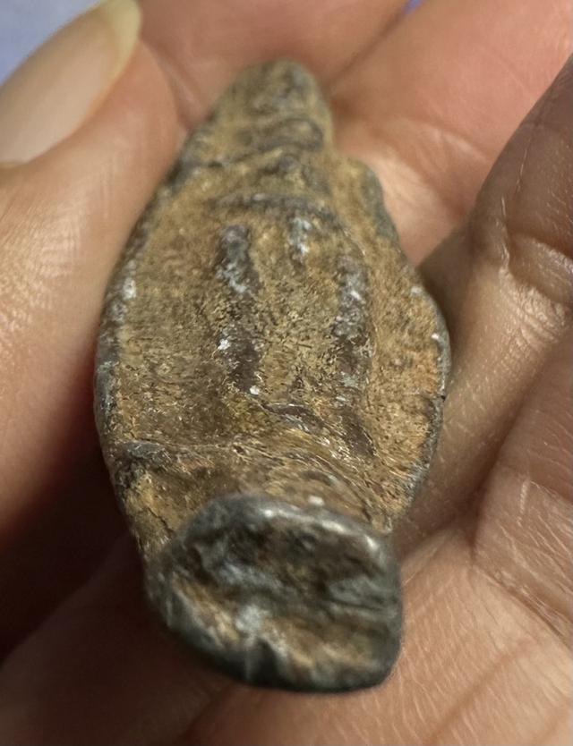 พระร่วงยืนสุโขทัย เนื้อชินเขียว 6