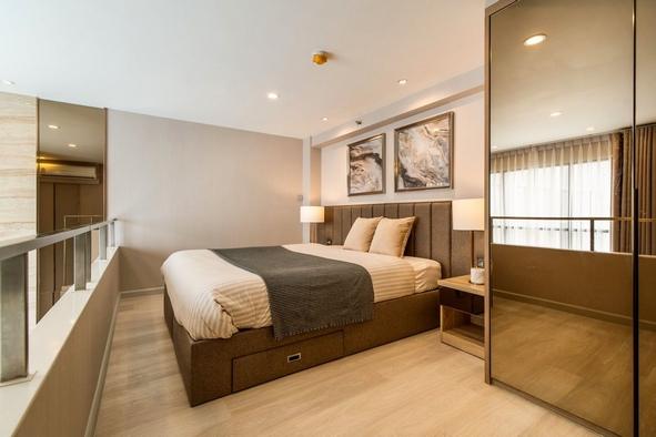 ให้เช่าคอนโด Knightsbridge Prime Sathorn ห้อง Duplex 37 ตร.ม. ชั้นสูง ห้องบิ้วอิน แต่งสวย วิวโล่ง 4