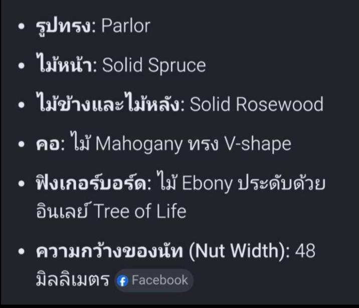 ขายกีต้าร์โปร่ง Wasbburn รูปที่ 14