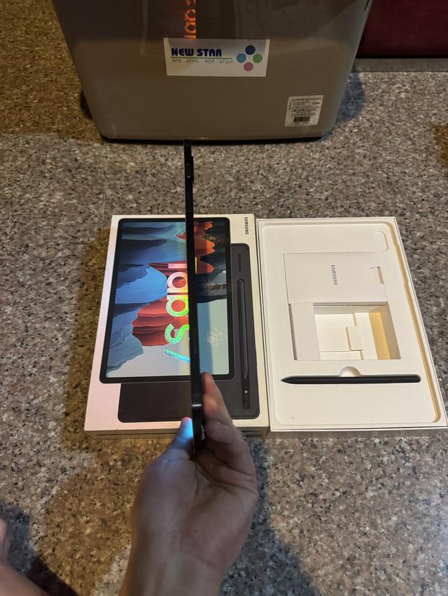 ขายๆๆๆถูกSamsungTabS7สีMystic Gray 128กิ๊กมีกล่องคับสภาพสวยการใช้งานดีเยี่ยมทุกๆฟังชั่นเครื่องรีสโตได้ตลอดไม่มีติดแอคเค้าใดๆคับ  สภาพ: 97% สวยๆคับไร้ร รูปที่ 6