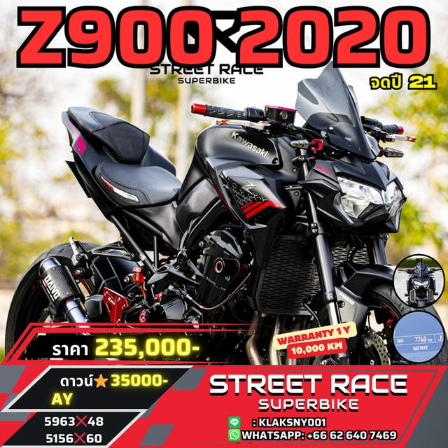 2020 Kawasaki Z900 Stealth Black 1