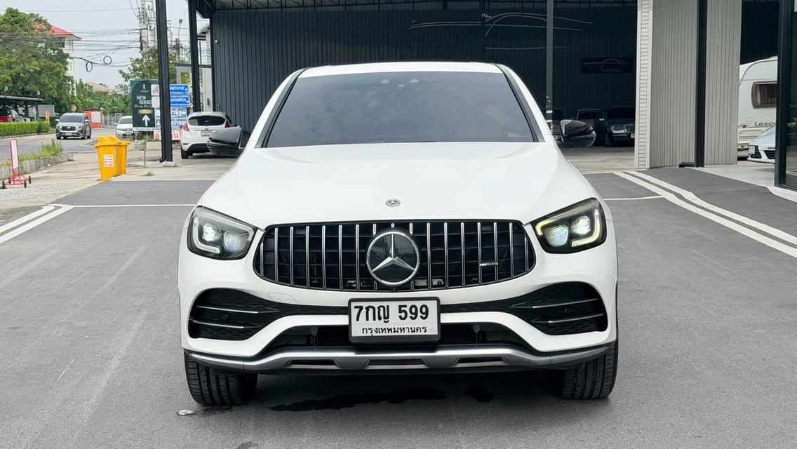 2020 BENZ GLC 43 COUPE 4 Matic สีขาว Milage  82,XXX KM รถสวย ไม่มีอุบัติเหตุ เซอร์วิส ตามระยะ