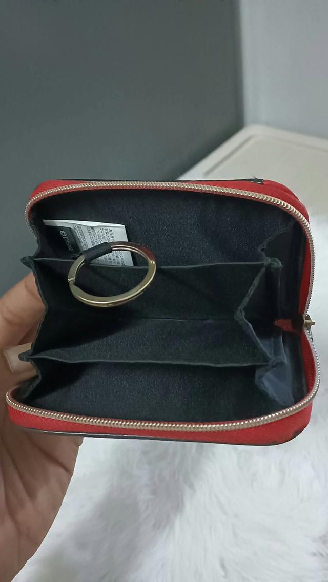 กระเป๋าใส่เหรียญและบัตรทรงพับรอบ (Coin & Card Wallet) ลาย Mickey Mouse Club ลิขสิทธิ์แท้ Disney งานญี่ปุ่นมือสองสภาพดีเยี่ยมครับ รูปที่ 4