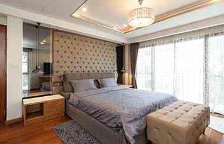 U1394 ให้เช่าบ้านเดี่ยว 3 ชั้น หมู่บ้านมาสเตอร์พีช พระราม 9 พร้อมเฟอร์ในบ้าน และ สระว่ายน้ำส่วนตัว ทำเลดีเดินทางสะดวกเข้าออกได้หลายทาง 4