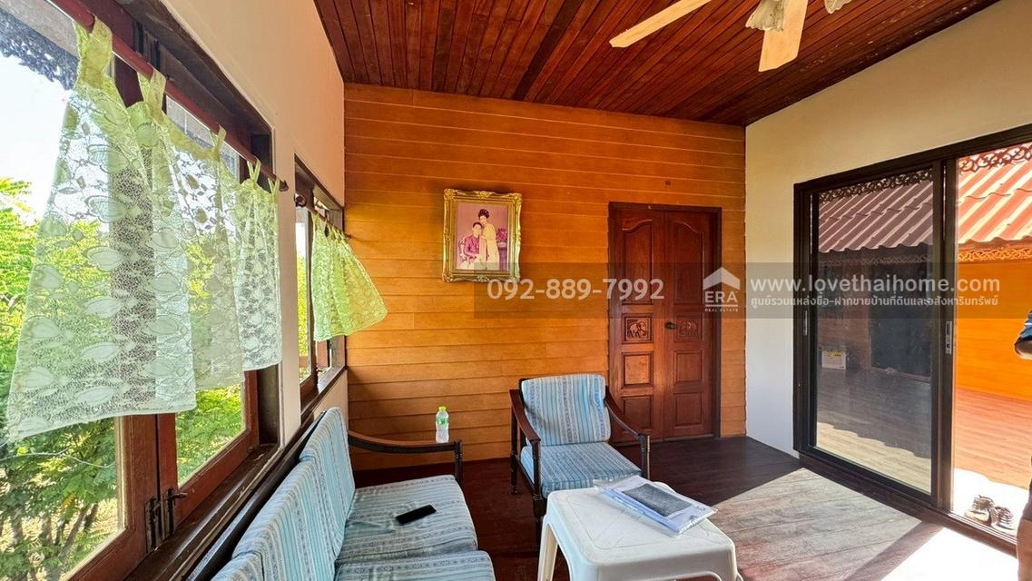 ขายที่ดินพร้อมบ้านทรงไทย ถนนบ้านแพ้ว สมุทรสาคร พื้นที่ 360.6 ตรว. ใกล้บิ๊กซ้ง บ้านแพ้ว 4