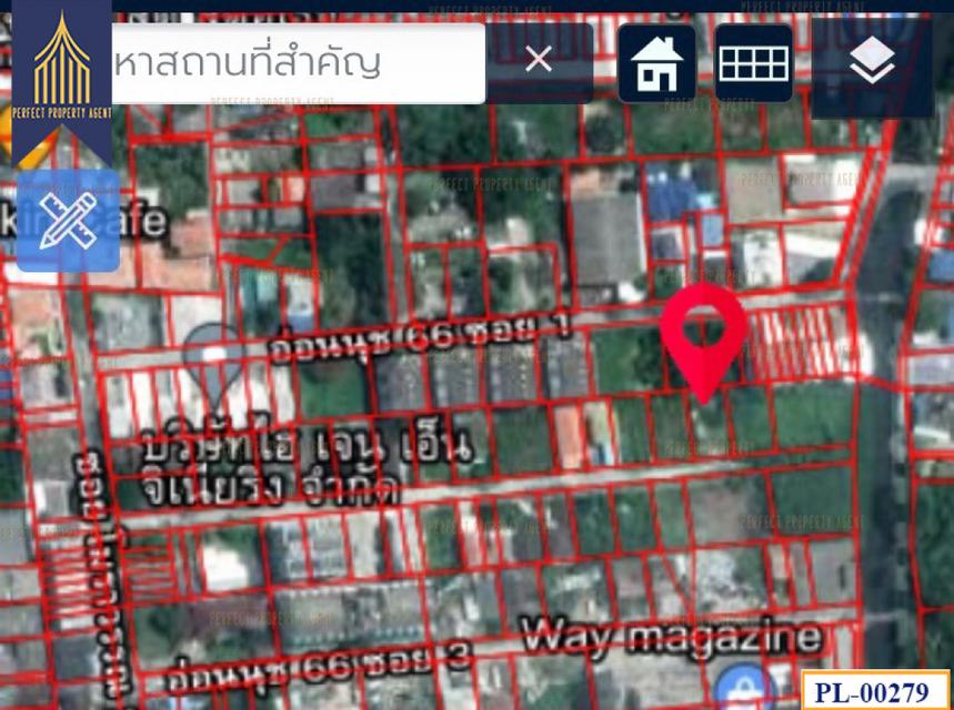 ขายที่ดินเปล่า อ่อนนุช เหมาะสำหรับสร้างบ้าน หน้ากว้าง 15ม. ลึก 25.80ม. 3