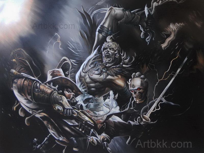วาดภาพตามแบบรีโปรดักชั่น วาดภาพตามสั่งออนไลน์ 10