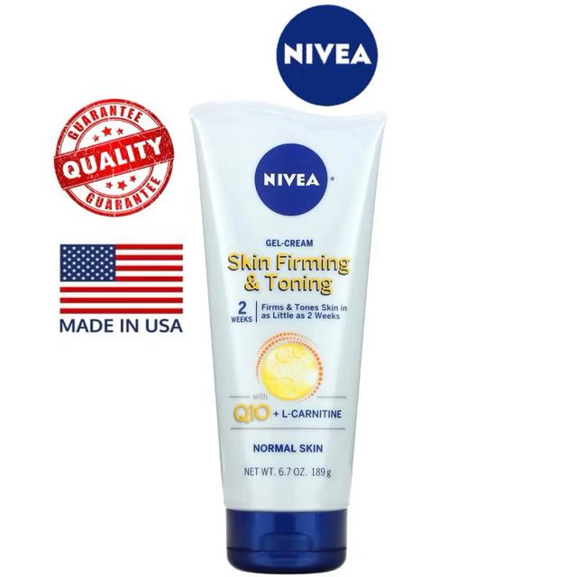 🇺🇸แท้ Nivea Skin Firming & Toning gel-Cream with Q10+L Carnitine 189 g. 1