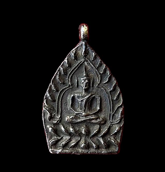 เหรียญเจ้าสัววัดกลางบางแก้ว รุ่น2 นวโลหะ ปี35 พิมพ์ซุ้มกระจัง