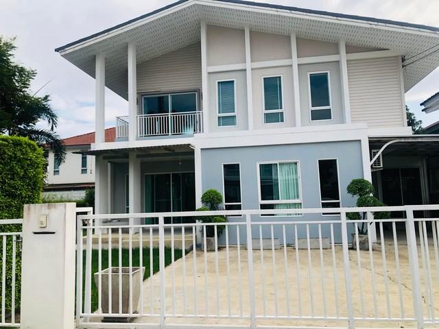 ให้เช่าบ้านเดี่ยว 102 ตารางวา 3 ห้องนอน 3 ห้องน้ำ 2 ห้องเอนกประสงค์ หมู่บ้านฮาบิเทีย โมทีฟ ใกล้แฟชั่นไอส์แลนด์ 1