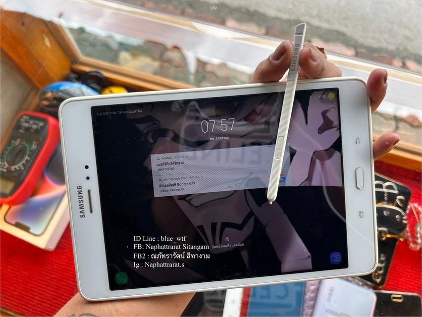 Samsung Tab A 8.0  With Spen  จอ8นิ้วรองรับ4G ใส่ซิมโทรได้ ปากกาในตัว ใช้งานปกติ