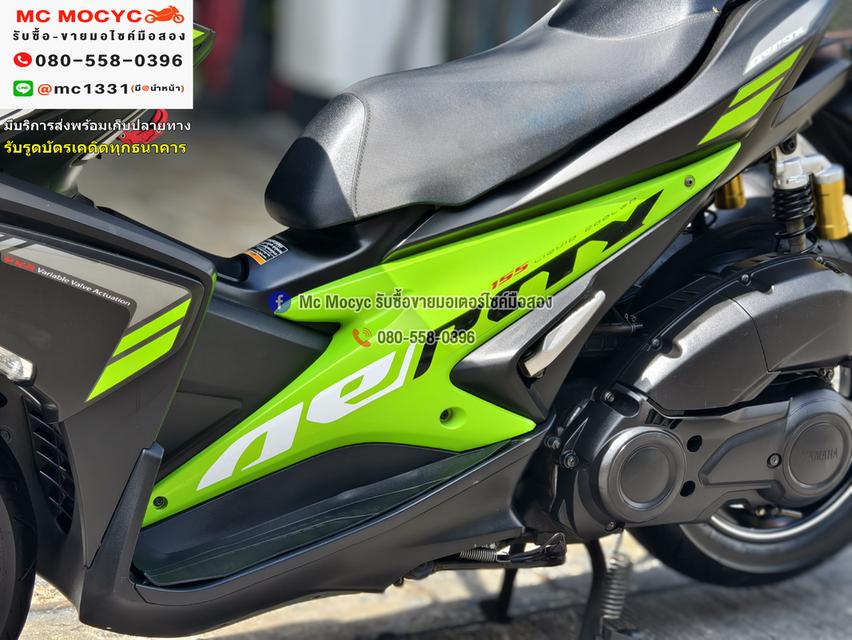 Aerox 2017 รถบ้านแท้มือเดียวเครื่องท่อเดิม กุญแจบุคเซอวิสครบ เล่มเขียวชุดโอนครบ No1254    9