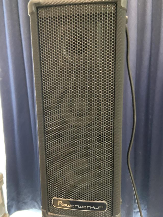 เซ็ตลำโพง + ขาตั้งPowerwerks PW50 + Carlsbro Speaker Stand