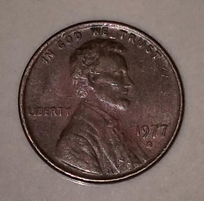 เหรียญลินคอล์น 1 cent ปี 1977