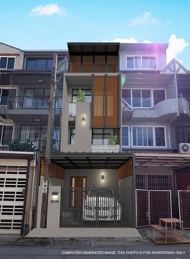ขายบ้านทาวโฮมเอกมัย สุขุมวิท65 ปรีดีพนมยงค์15 Townhome 4ชั้น ใกล้ BTSเอกมัย ทองหล่อ พระโขนง 3 ห้องนอน 4ห้องน้ำ ทำใหม่พร้อมอยู่ ใกล้พระราม4 0879074045 17