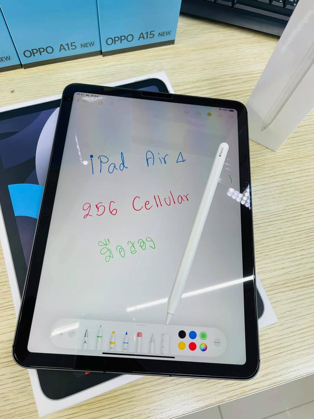 ขาย IPad Air 4 256G ใส่ซิมได้ พร้อม ปากกา 2