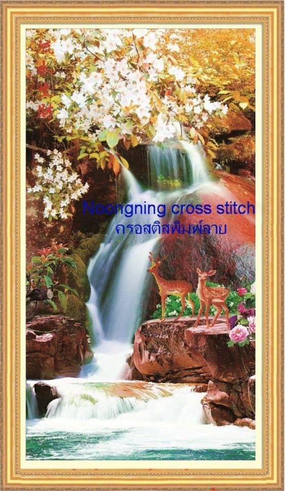 ร้าน Noongning Cross stitch ครอสติสพิมพ์ลาย จำหน่ายอุปกรณ์ครอสติส ภาพติดเพชร1590 6