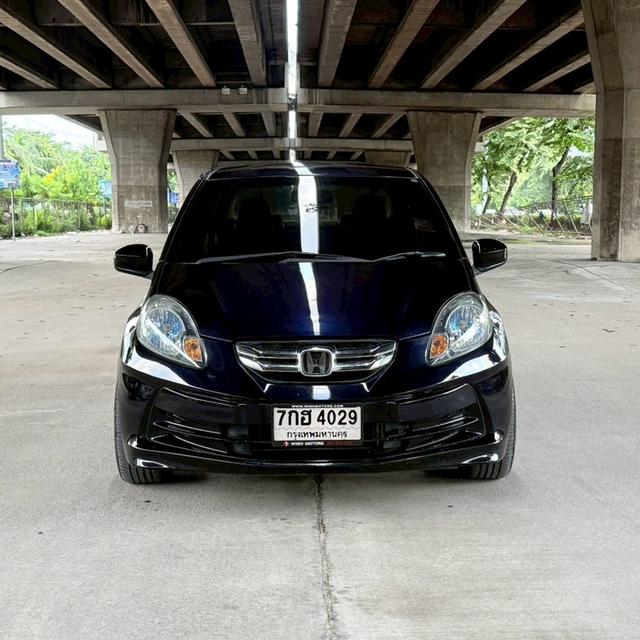 Honda Brio Amaze 1.2 S Sedan AT ปี 2013 4 ประตู รถสวย ฟรีดาวน์