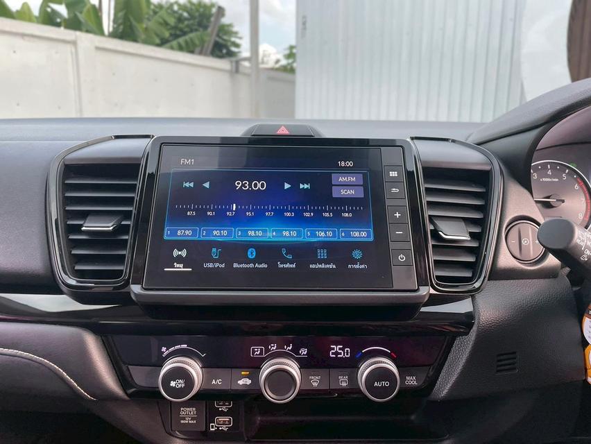 ปี 2024 HONDA CITY, 1.0 SV โฉม ปี19-ปัจจุบัน (5D) สีขาว เกียร์ออโต้ เบนซิน มือเดียวป้ายแดง 10