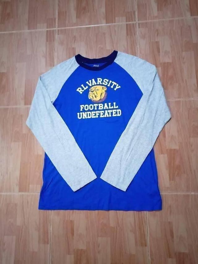POLO RL (MADE IN PERU) เสื้อยืดแขนยาว ลายสกรีนสวยๆ สภาพดีมาก ไม่มีตำหนิ